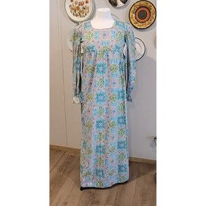 Girl's Vintage Handmade cotton long dress